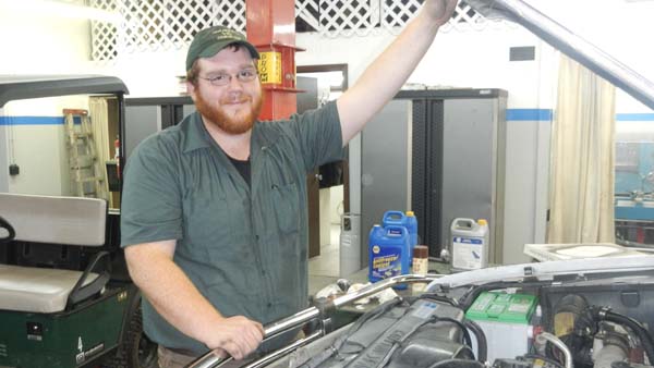 Technician of the Year finalist Aaron Brown
