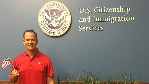 For David Dore-Smith, becoming a U.S. citizen is no small deal