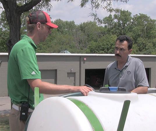 Tony Nunes pitches in wherever and whenever he is needed to keep things at Chicago Golf Club running smoothly. Photo by John Reitman