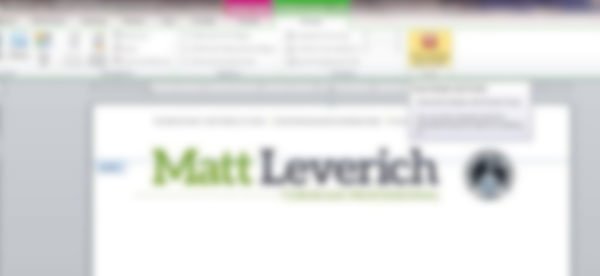 Tech tip: Image headers in Word for a professional look