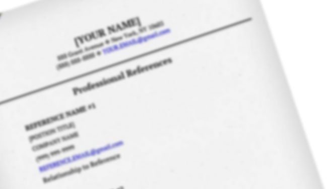 DIY job application basics...