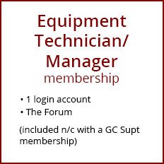 Equipment Technician/Manager (free w/supt acct)