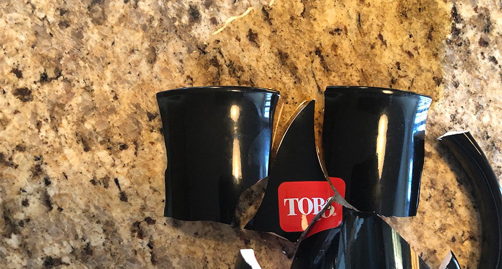 Oops, I dropped my coffee mug...
