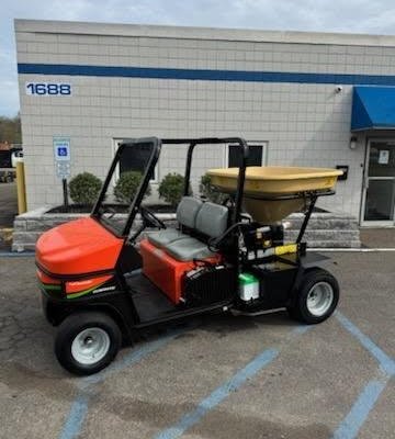   Cushman Truckster with Vicon Spreader