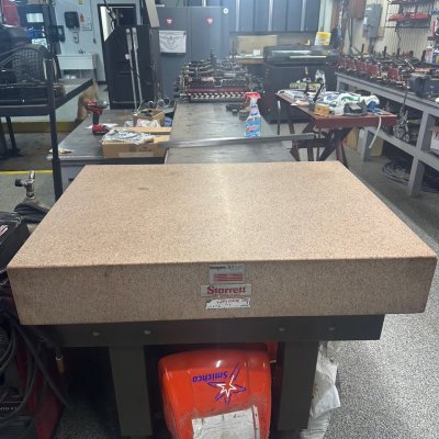  2000 Starrett Granite Plate Table