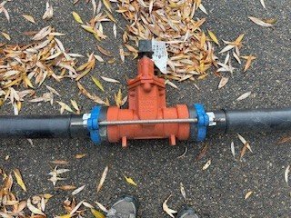   Nibco 3" Push on Gate Valve