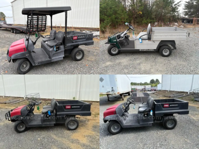  13 Lots: Toro and Club Car Workman GTX and Carryall 502 Utility Carts