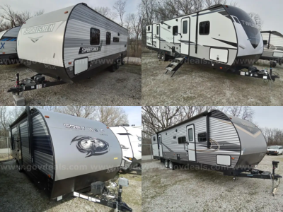   19 Lots: Variety of Travel Trailers (Gulfstream, Forest River, Jayco, and more)