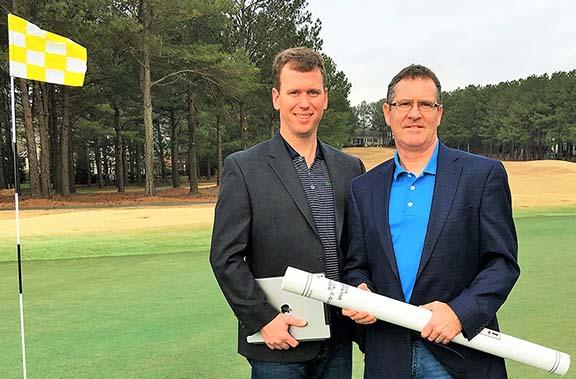 Matt Mikucki (left) and Paul Roche bring more than 50 years of combined irrigation experience to their new firm, Golf Water LLC.