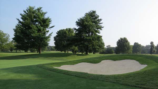 Bunker faces at Griffin Gate Golf Club are a shadow of their former selves since a Rees Jones renovation.